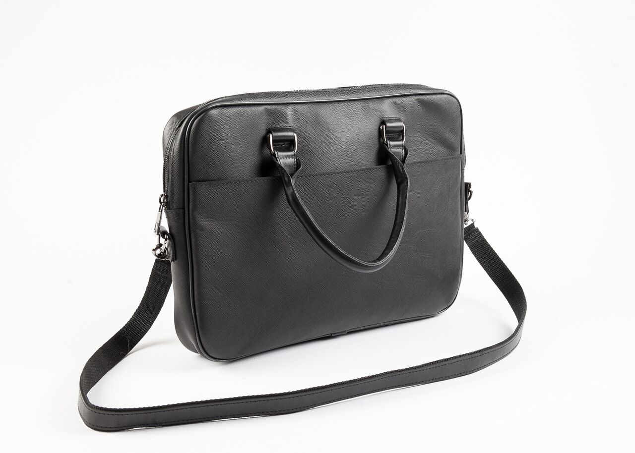 кожаный портфель маленького размера